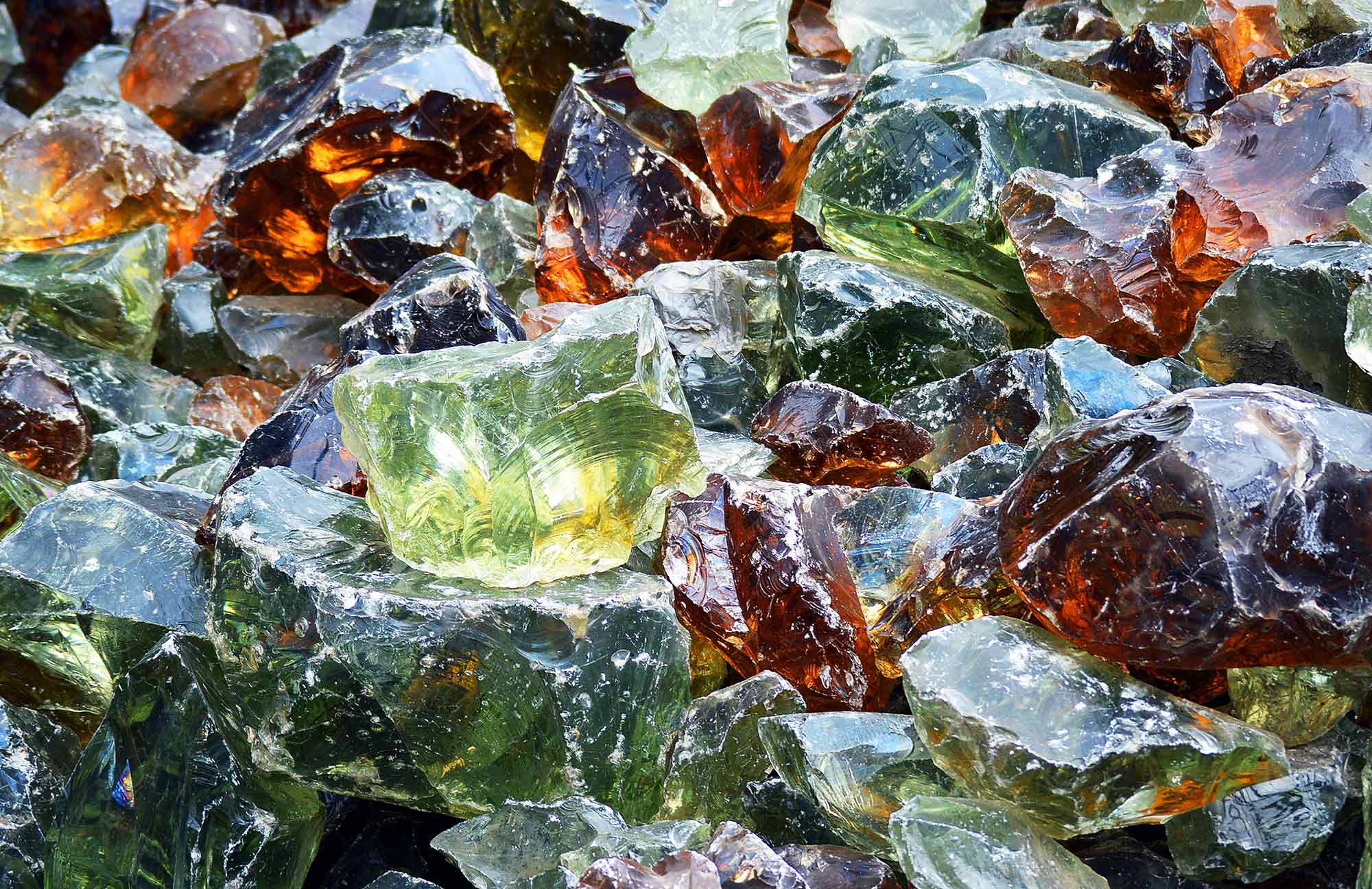 Storr Glass Studio work with recycled glass to create unique low carbon products